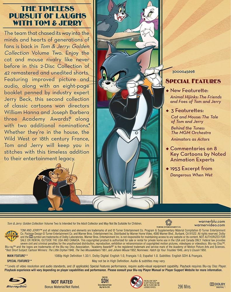 Amazon.co.jp: Tom & Jerry Golden Collection: Volume Two [Blu